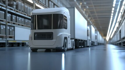 Obraz premium Cargo management with advanced transportation software for automation, real-time tracking, and seamless coordination in logistics operations.