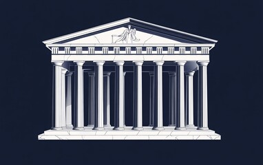 Obraz premium classic greek column