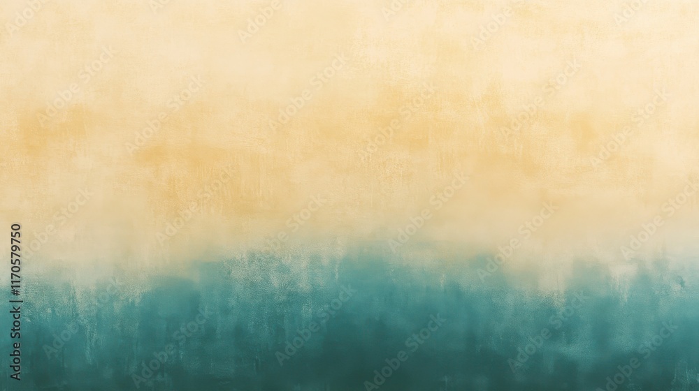 Aufkleber Soft gradient background smoothly transitioning from warm tones to cool hues, creating a serene atmosphere for creativity