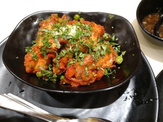 The picture is of masala pav(loaf). It's made up of different spices of Pav Bhaji masala