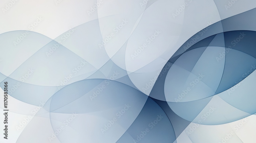 Poster elegant gradient of pencil strokes creates a calming abstract design with blended shades of blue and