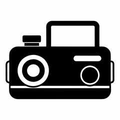 Dashcam Silhouette Vector Design