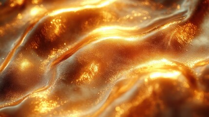 Obraz premium Gold texture metallic shiny surface warm light reflection for design and decoration element