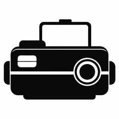 Dashcam Silhouette Vector Design