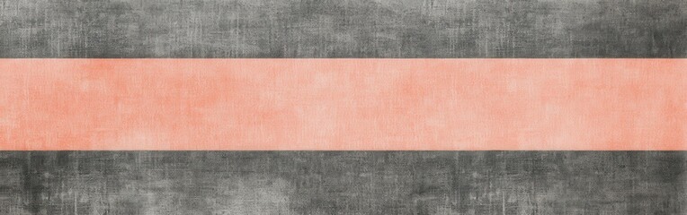 Coral and gray horizontal stripes create an elegant backdrop for contemporary design and decor