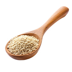 buckwheat in a spoon