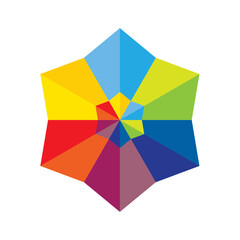 Star | Star color wheel | color wheel | Vibrant Color icons