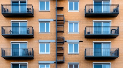 Obraz premium Urban Construction with Dynamic Angles and High Contrast