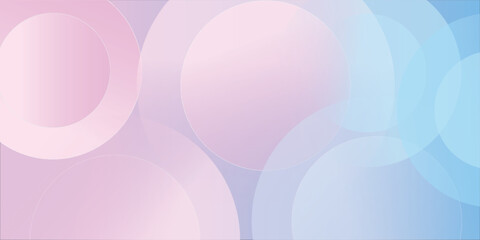 abstract background .blue and pink gradation. circle effect style. modern minimalist.eps 10