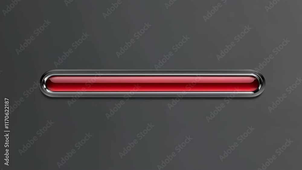 Poster loading progress indicator displays a red bar on a sleek background