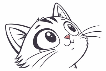 vector illustration of a cartoon fish