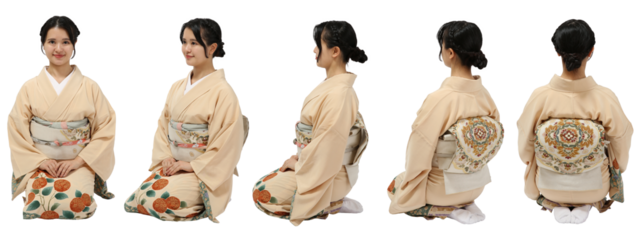 和服-着物-女性の正座