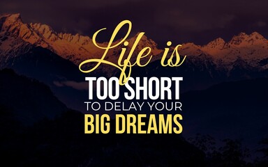 Inspirational time quotes emphasizing its value and importance. Perfect for designs, posters, and...