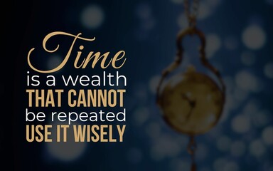 Inspirational time quotes emphasizing its value and importance. Perfect for designs, posters, and...