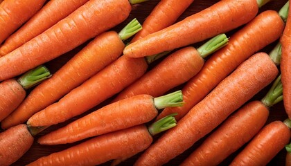 Closeup of fresh carrot background