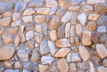 Steinboden mit Füllsand und Kies - Hintergrund