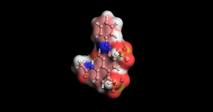 Lignin: From Wood to Biofuels and Beyond, 3D Molecule, spinning, 4K
