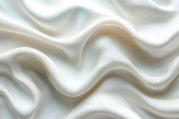 Smooth elegant white silk or satin texture as wedding background.