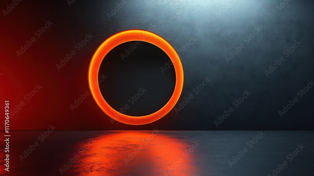 Poster Minimalist icon on gray background, 3D rounded square design with soft diffused lighting, modern aesthetics, centered composition