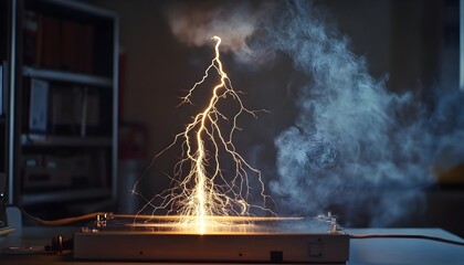High Voltage Electrical Discharge Experiment in Lab