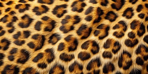 Fototapeta premium A leopard's fur with a subtle texture and earthy tones in a natural setting, wildlife, nature