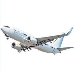 Obraz premium Airplane Isolated: Aviation, Aerospace, Travel, and Transportation