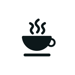 A vector illustration of a cup of coffee