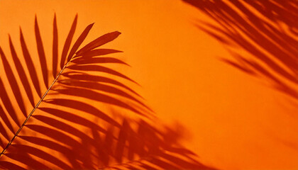 Palm tree silhouette on a beach at sunset, a classic tropical summer landscape illustration