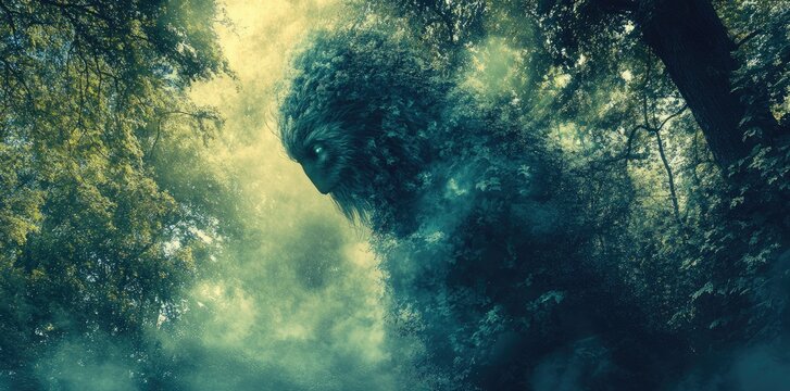 Forest Creature Emerges From Mystical Fog