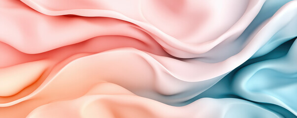 Obraz premium Pastel Fluid Marble Art, Soft swirling patterns in gentle hues create a serene and captivating visual experience, evoking tranquility and elegance.