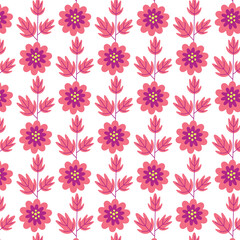 seamless pattern with flowers