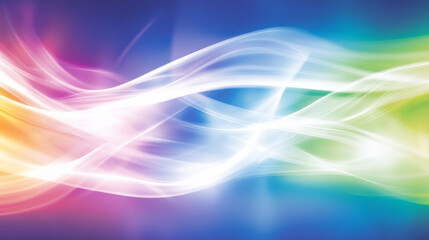 Colorful abstract background with flowing lines