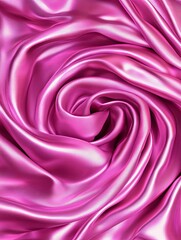 Obraz premium Luxurious Pink Silk Fabric Texture Background
