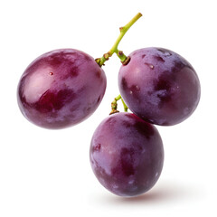 Obraz premium Purple grape, On isolated white background