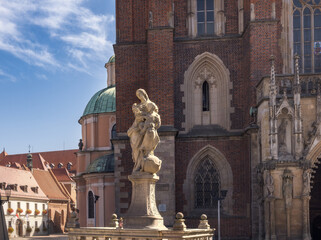 Fototapeta premium Wroclaw Cathedral: Timeless Beauty & Grace, Poland