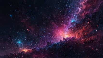 Fototapeta premium a colorful surreal background with blend