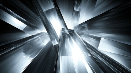 Dynamic abstract background with geometric shapes