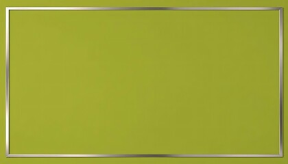 Olive Green Background With Silver Frame