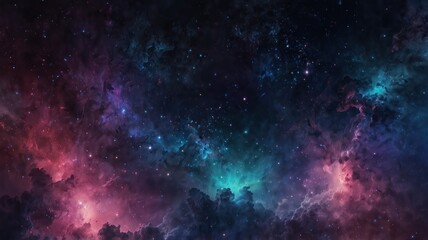 Naklejka premium a futuristic nebulainspired background