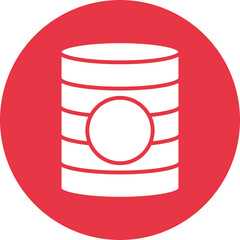 War Drums glyph circle icon