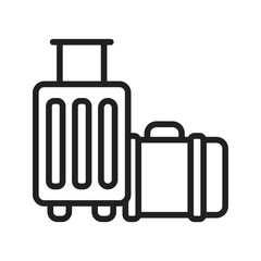 Checking Bag icon vector image. Suitable for mobile apps, web apps and print media.