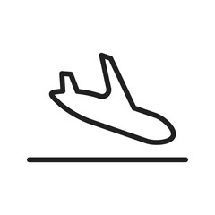 Flight Takeoff icon vector image. Suitable for mobile apps, web apps and print media.