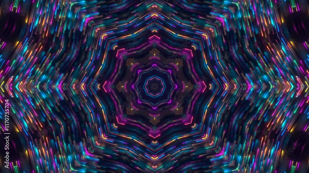 Canvas Prints abstract colorful psychedelic trippy animated background