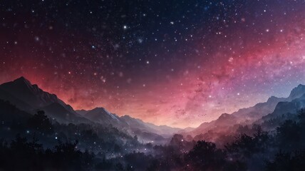 Naklejka premium a gradient backdrop with luminous pink