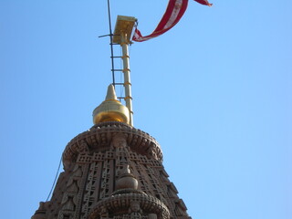 ain temples on top of Shatrunjaya hill. Palitana (Bhavnagar district), Gujarat, India