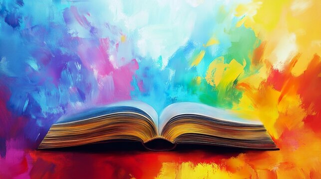 Abstract background March Read Across America Day