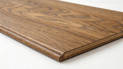 Fototapeta premium A close examination of a single plank highlighting its luxurious finish and soft texture. The intricate grain patterns tell a story of natural origin while the smooth surface