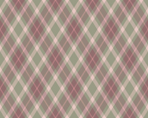 Elegant muted plaid pattern in soft pinks, greens, and browns.  Perfect for textile design, website backgrounds, or scrapbooking projects.  Seamless repeat for versatile use.