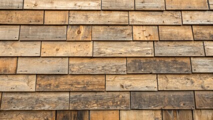A close inspection of the cladding reveals charming rustic boards with a weathered look finished in earthy tones. The uneven textures and slight variations in color give a sense of