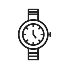 Stylish Watch icon vector image. Suitable for mobile apps, web apps and print media.